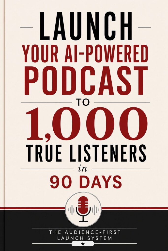 Launch Your AI-Powered Podcast to 1,000 True Listeners in 90 Days