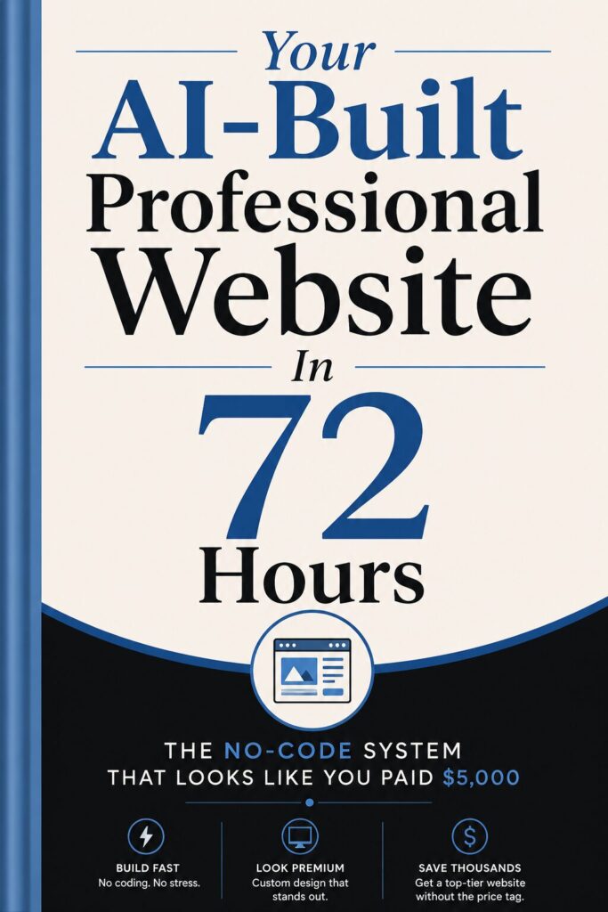 Your AI-Built Professional Website in 72 Hours
